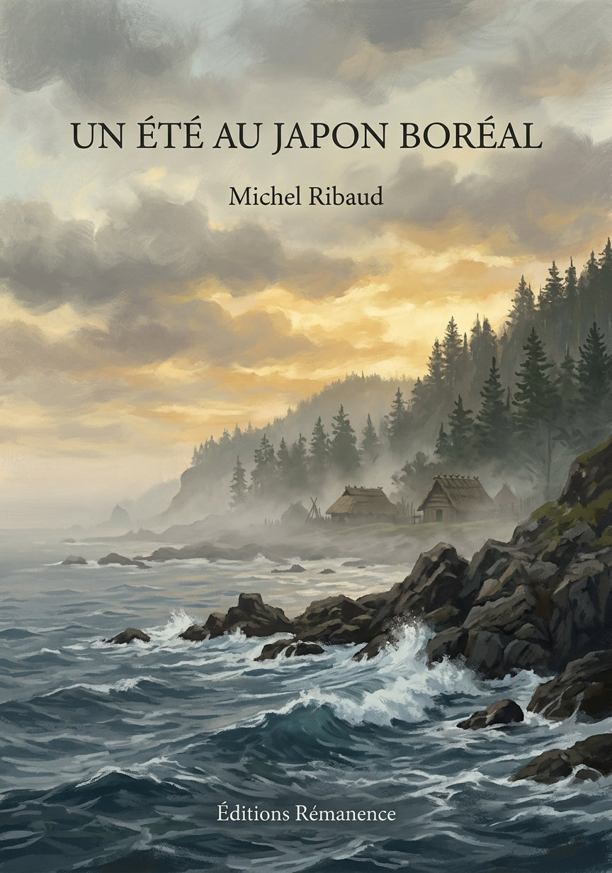 Livre Un été au Japon boréal par Michel Ribaud - Couverture - Editions Remanence