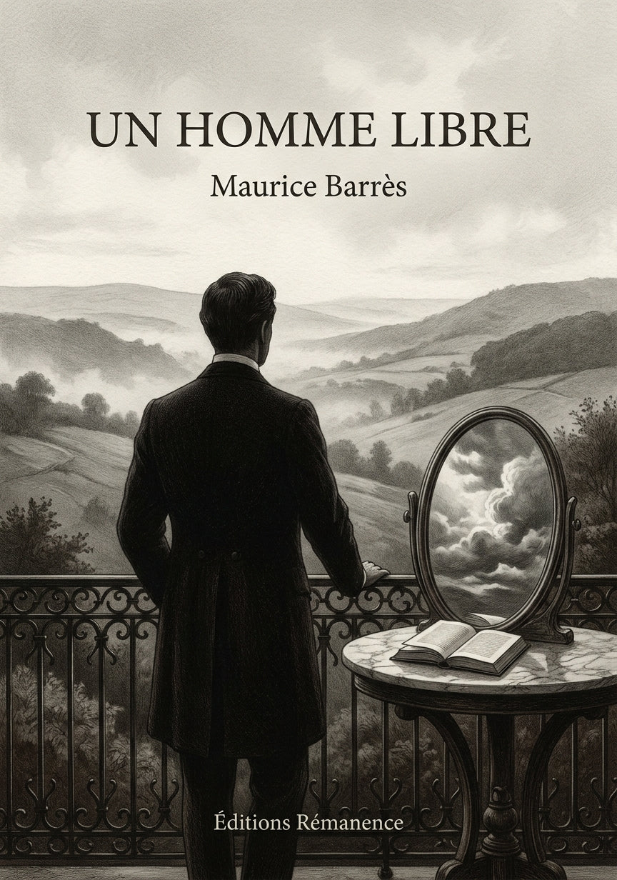 Livre Un Homme libre par Maurice Barrès - Couverture - Editions Remanence