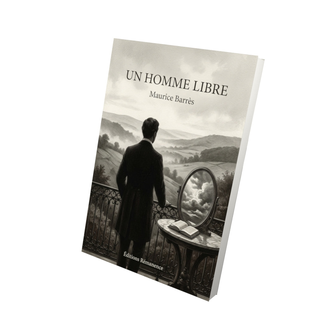 Livre Un Homme libre par Maurice Barrès - Vue 3D - Editions Remanence