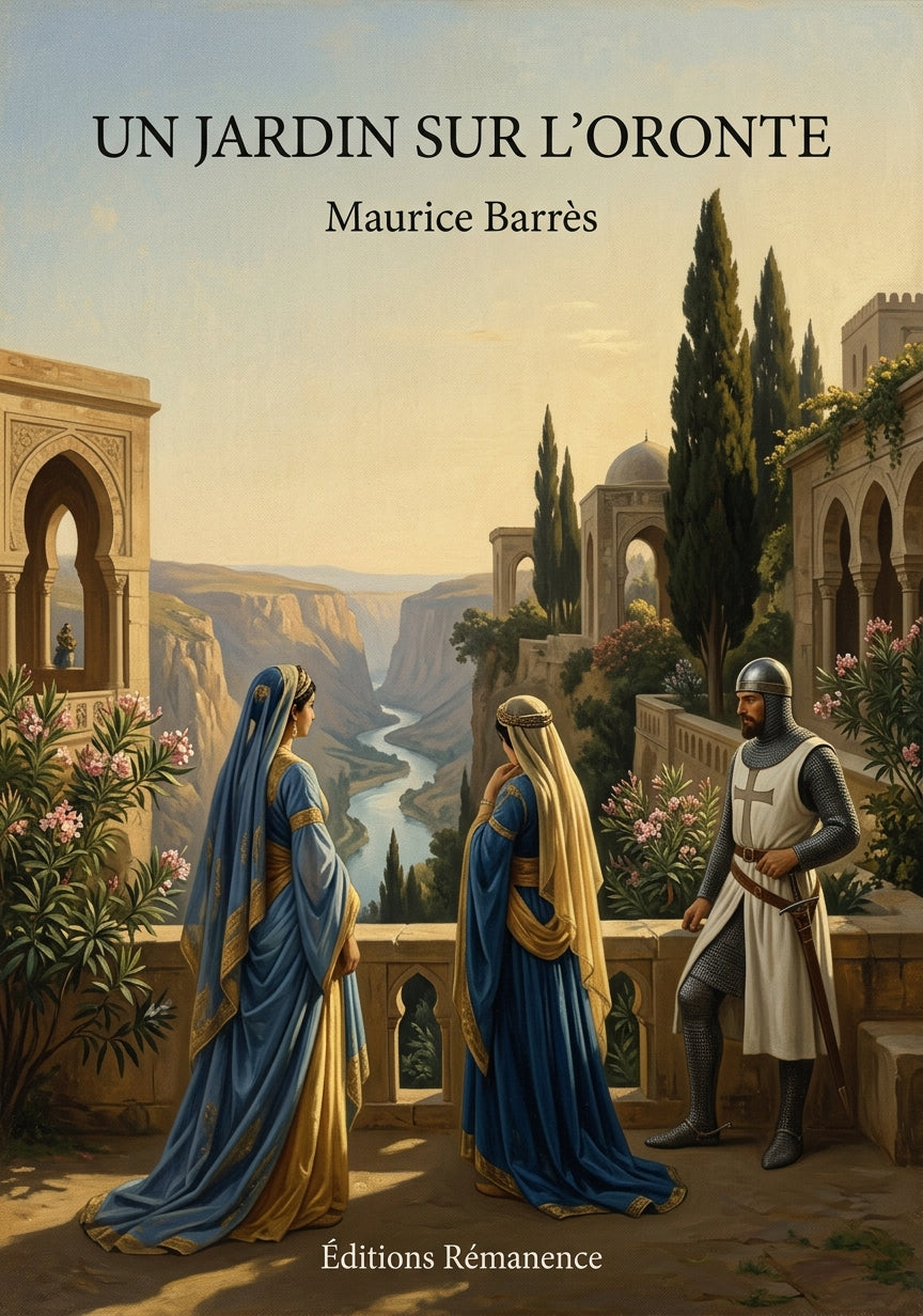 Livre Un jardin sur l’Oronte par Maurice Barrès - Couverture - Editions Remanence