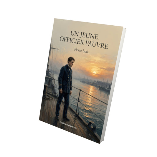 Livre Un jeune officier pauvre par Pierre Loti - Vue 3D - Editions Remanence