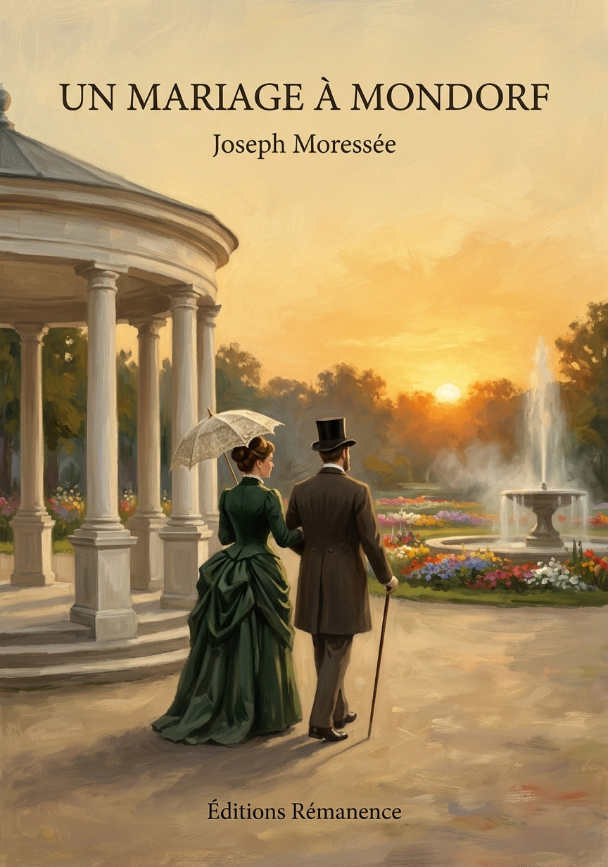 Livre Un Mariage à Mondorf par Joseph Moressée - Couverture - Editions Remanence