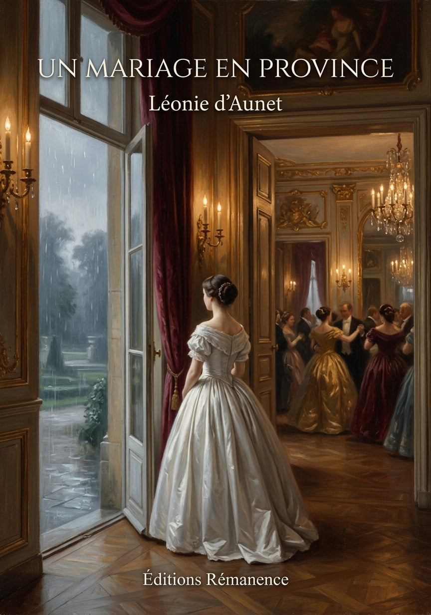 Livre Un mariage en province par Léonie d’Aunet - Couverture - Editions Remanence