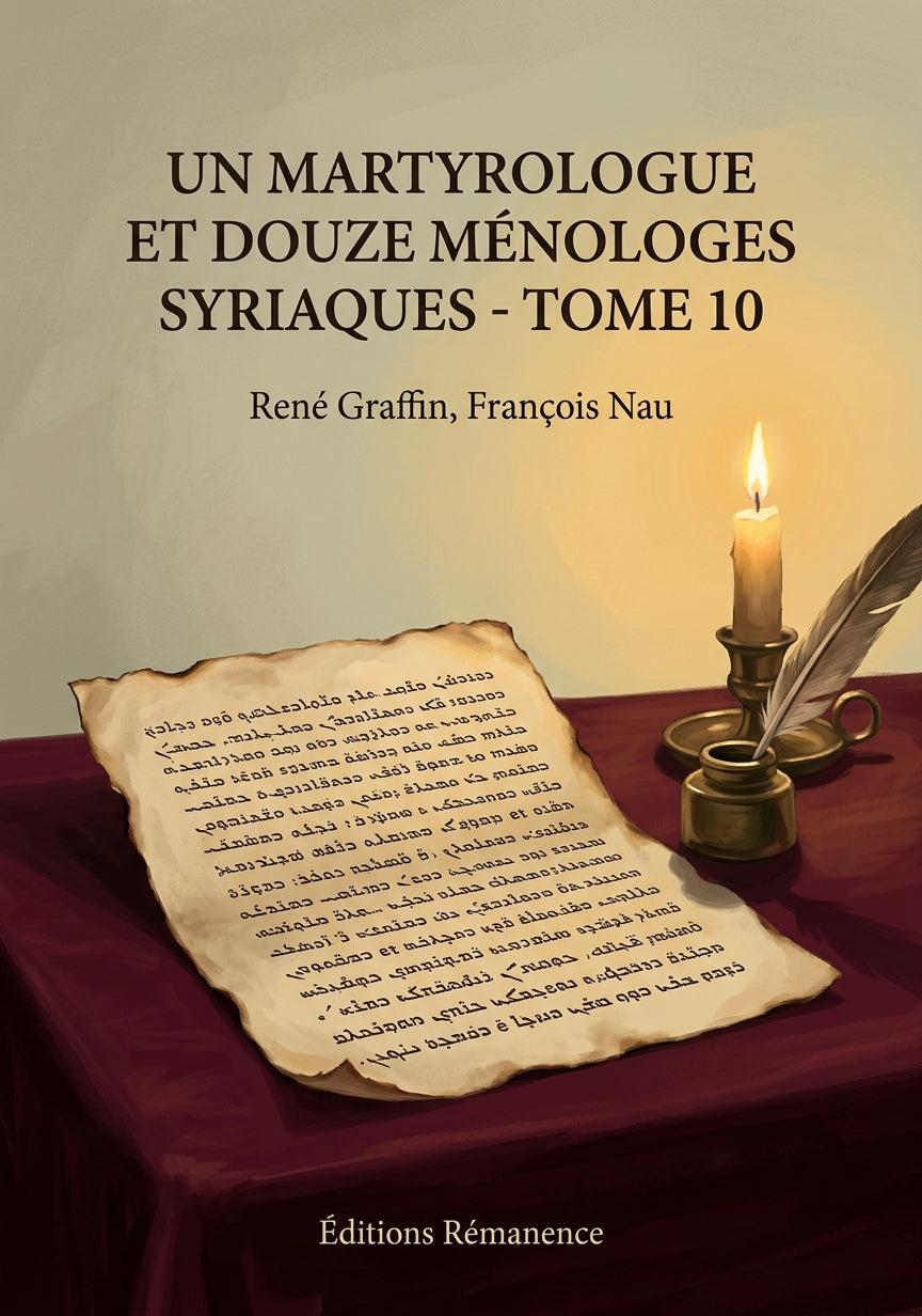 Livre Un Martyrologue et douze ménologes Syriaques - Tome 10 par René Graffin, François Nau - Couverture - Editions Remanence