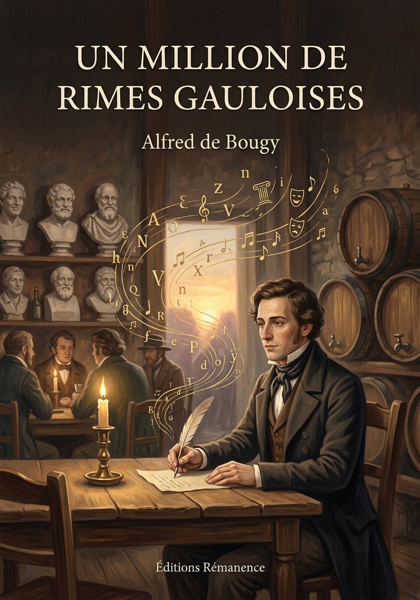 Livre Un Million de rimes gauloises par Alfred de Bougy - Couverture - Editions Remanence