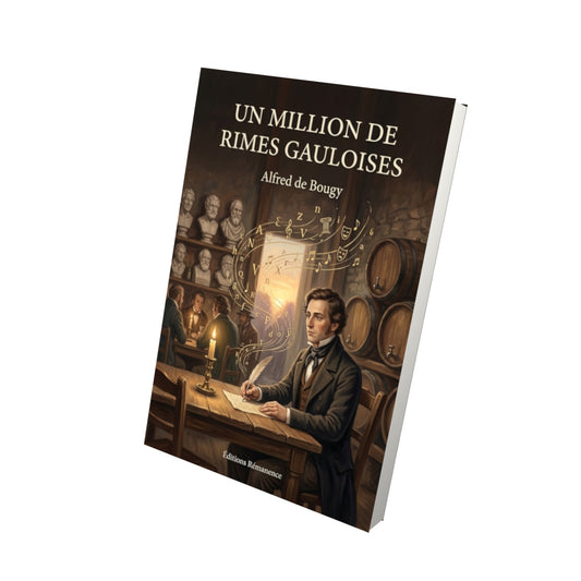 Livre Un Million de rimes gauloises par Alfred de Bougy - Vue 3D - Editions Remanence