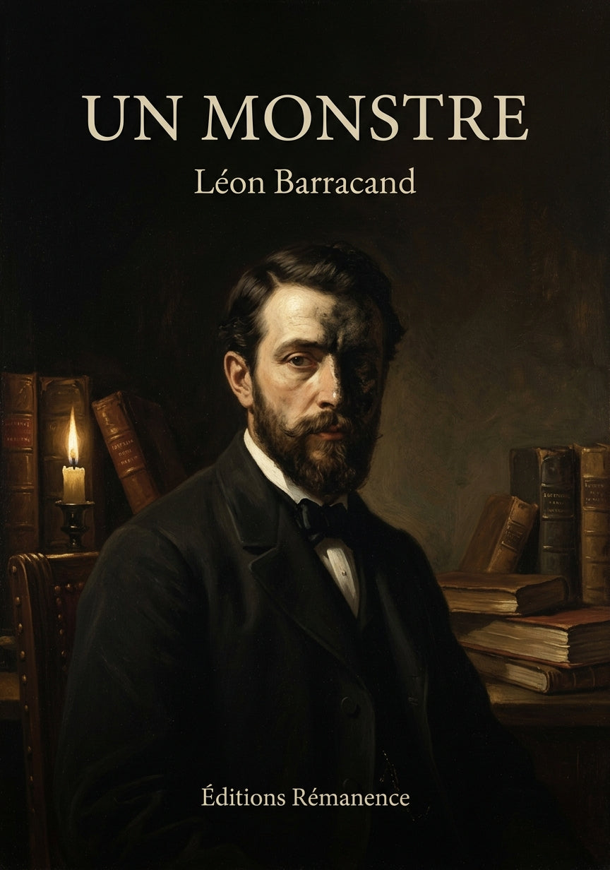 Livre Un monstre par Léon Barracand - Couverture - Editions Remanence