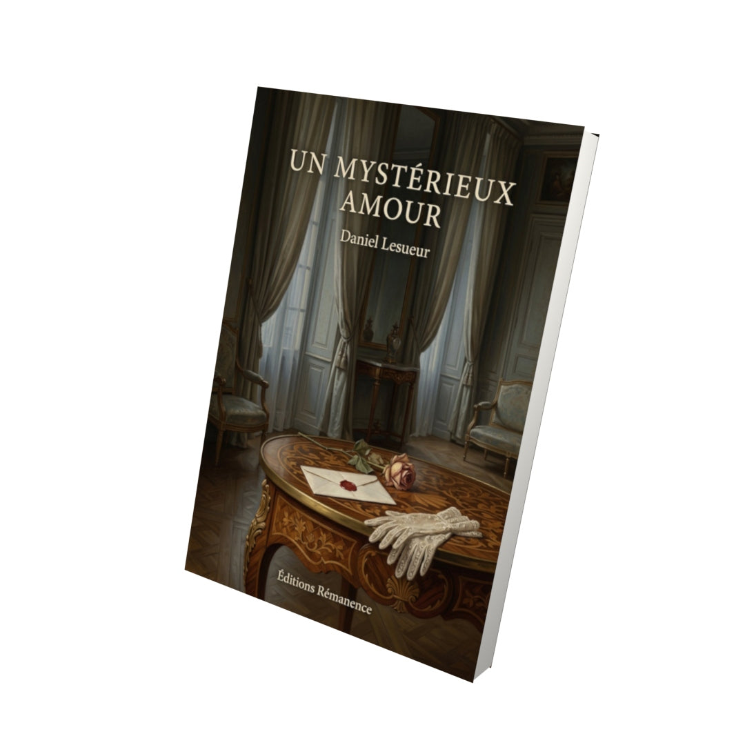 Livre Un mystérieux amour - Daniel Lesueur - Vue 3D - Editions Remanence