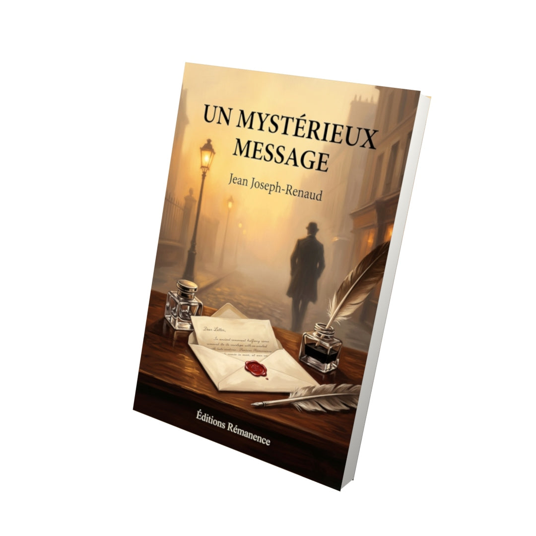 Livre Un mystérieux message par Jean Joseph-Renaud - Vue 3D - Editions Remanence