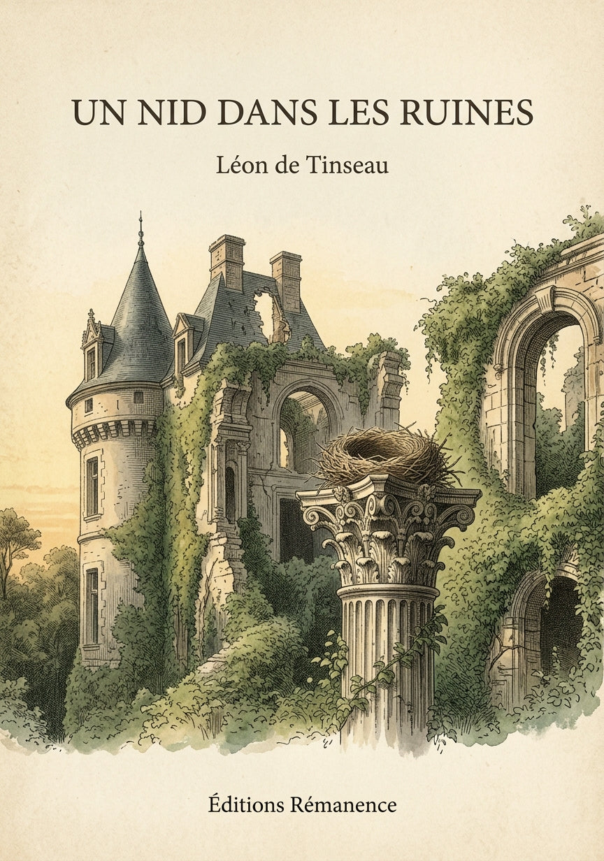 Un nid dans les ruines - Léon de Tinseau (Couverture)