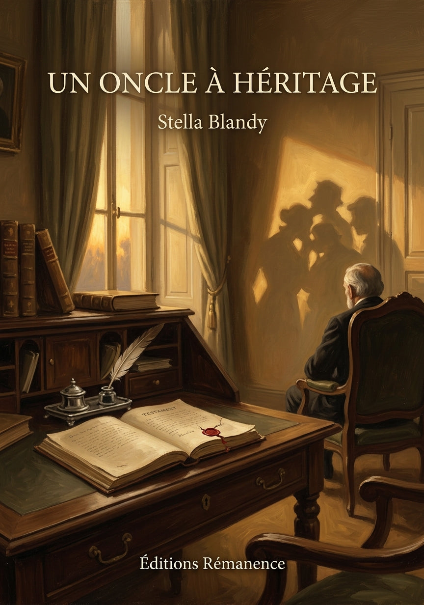 Livre Un oncle à héritage par Stella Blandy - Couverture - Editions Remanence