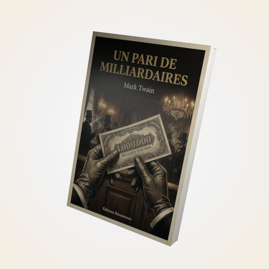 Livre Un pari de milliardaires - Mark Twain - Couverture 3D