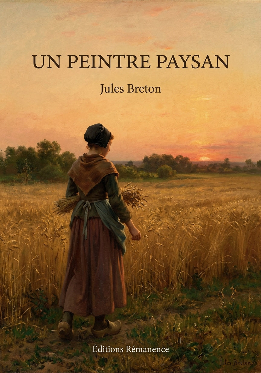 Livre Un peintre paysan par Jules Breton - Couverture - Editions Remanence