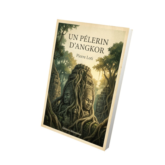Livre Un Pélerin d'Angkor - Pierre Loti - Vue 3D - Editions Remanence