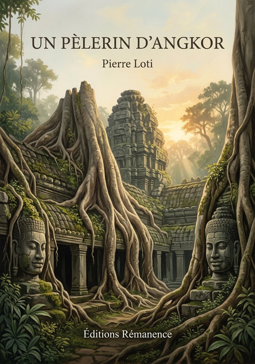 Livre Un pèlerin d’Angkor par Pierre Loti - Couverture - Editions Remanence