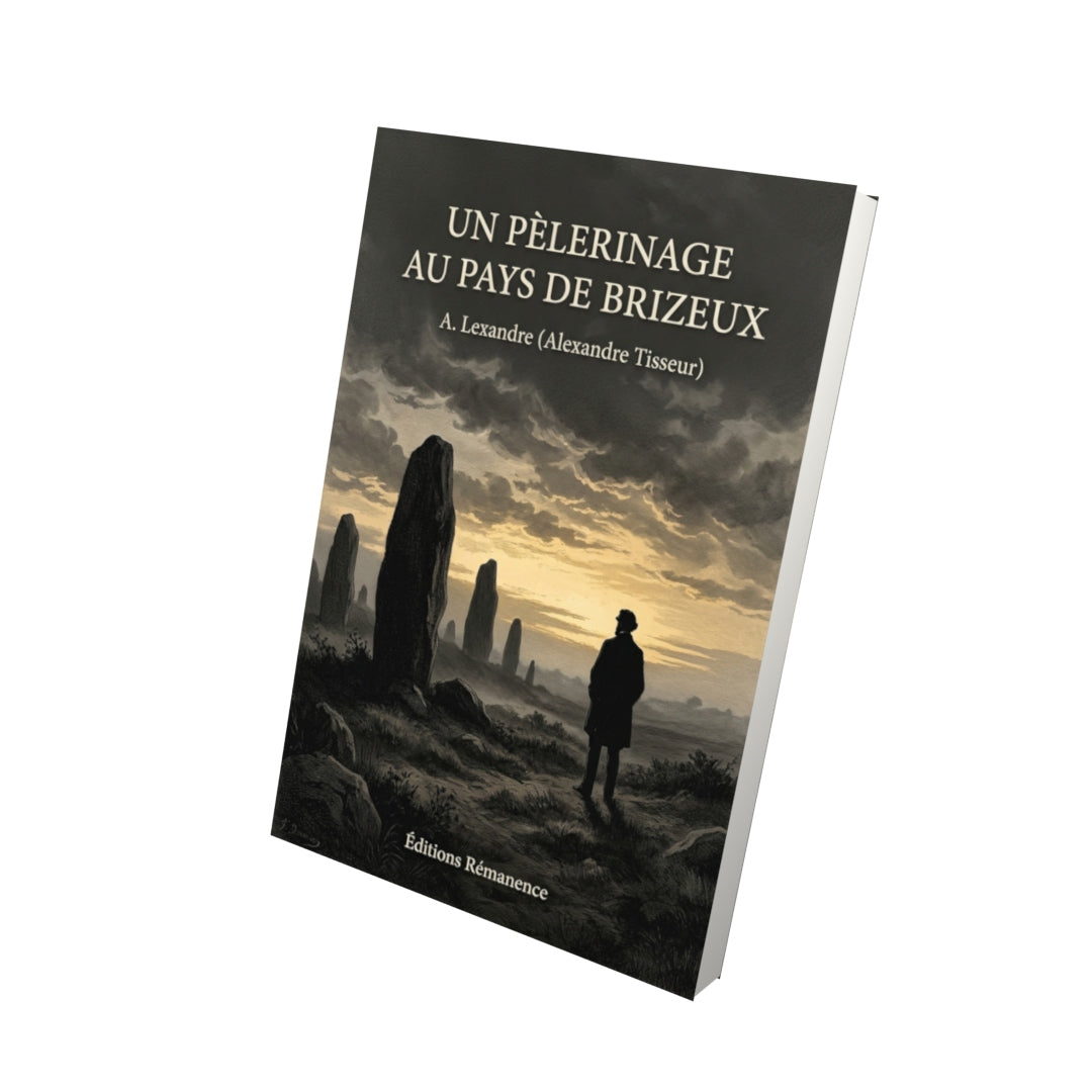 Livre Un pèlerinage au pays de Brizeux par A. Lexandre (Alexandre Tisseur) - Vue 3D - Editions Remanence