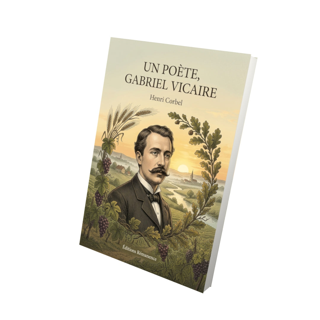 Livre Un poète, Gabriel Vicaire par Henri Corbel - Vue 3D - Editions Remanence