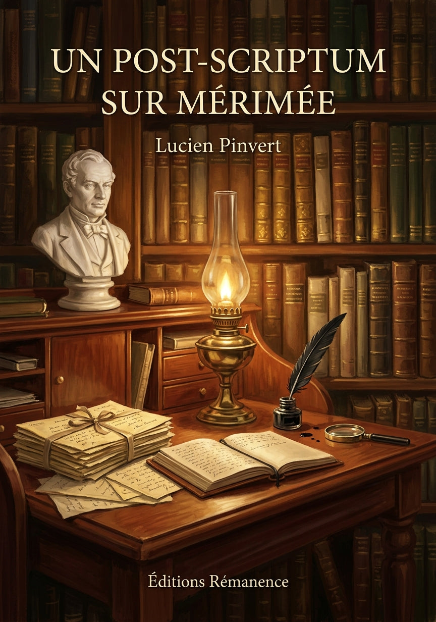 Livre Un post-scriptum sur Mérimée par Lucien Pinvert - Couverture - Editions Remanence