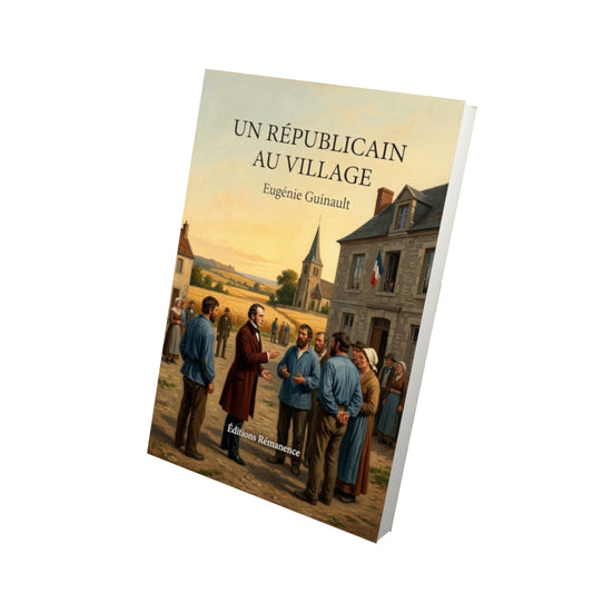 Livre Un républicain au village par Eugénie Guinault - Vue 3D - Editions Remanence