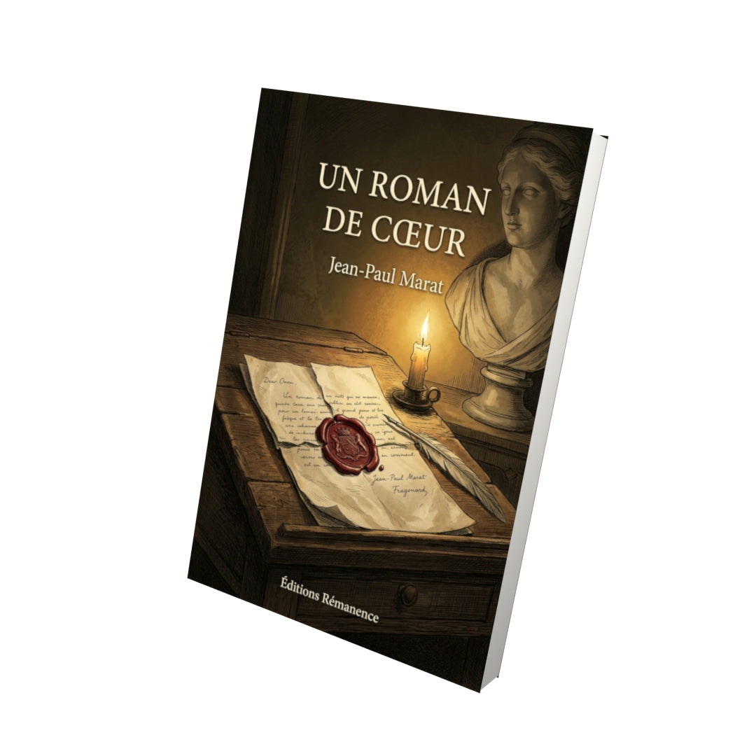 Livre Un Roman de cœur par Jean-Paul Marat - Vue 3D - Editions Remanence