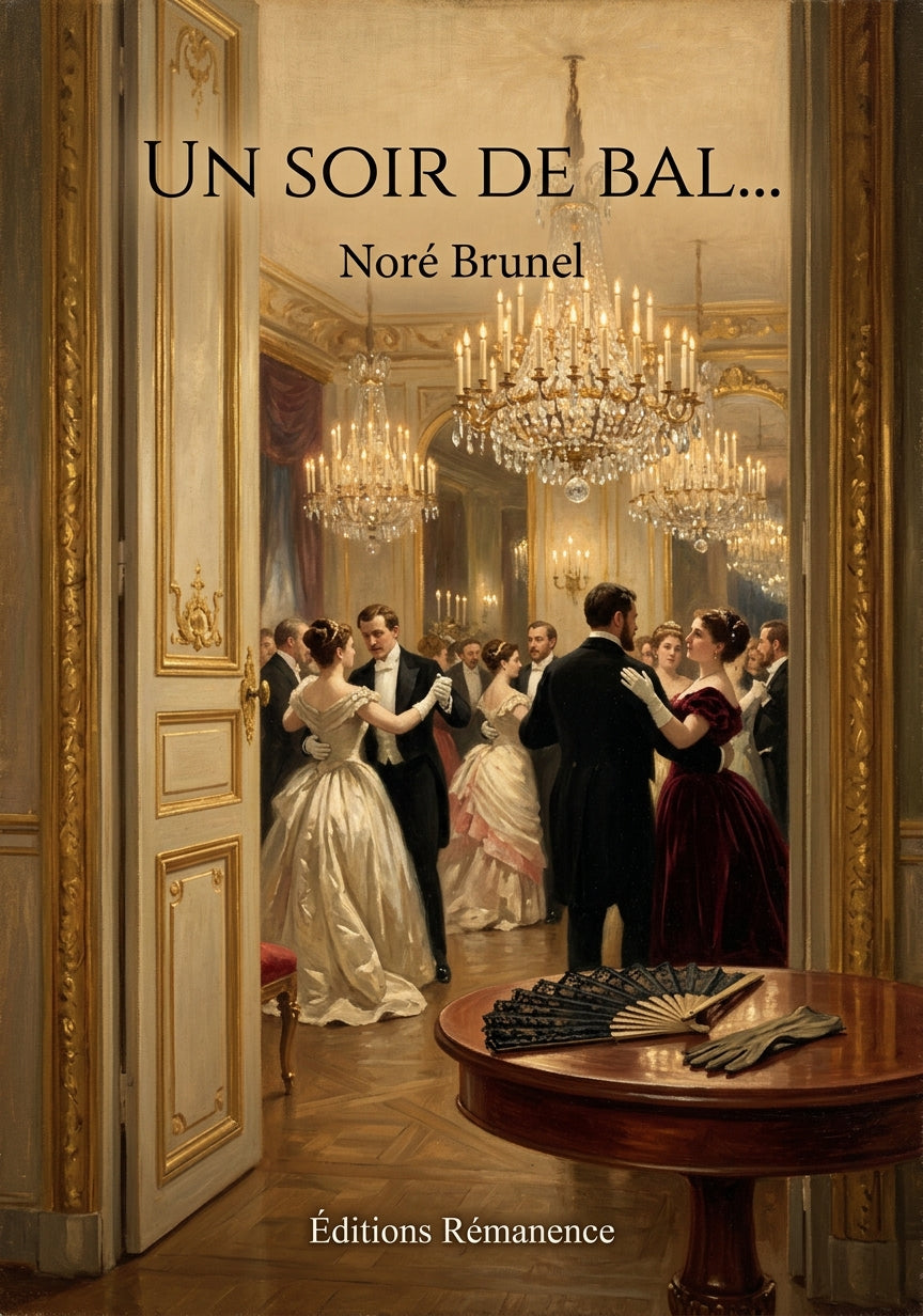 Livre Un soir de bal… par Noré Brunel - Couverture - Editions Remanence