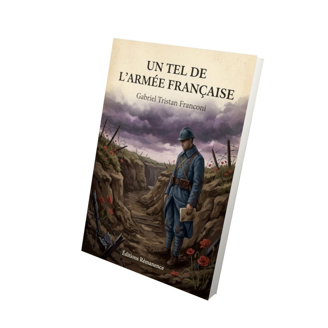 Livre Un tel de l'armée française - Gabriel Tristan Franconi - Vue 3D - Editions Remanence