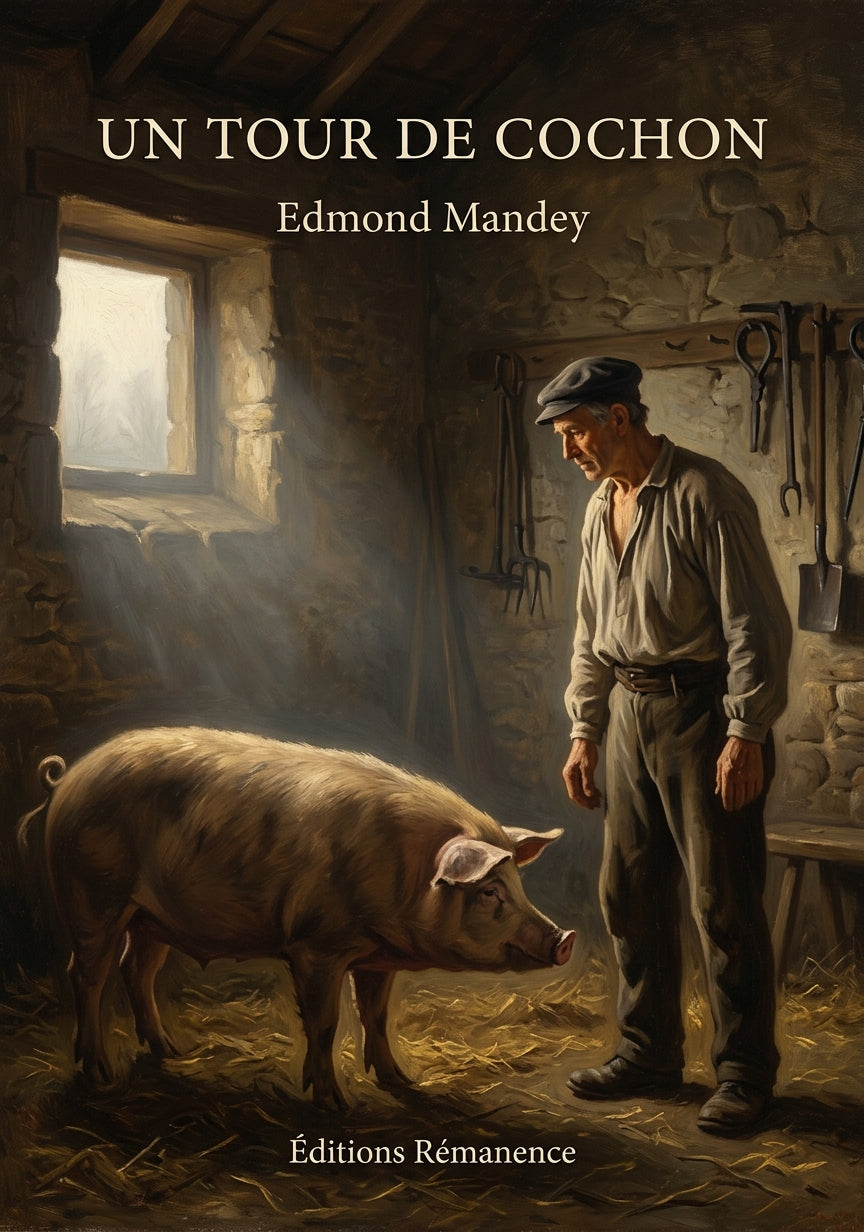 Livre Un tour de cochon par Edmond Mandey - Couverture - Editions Remanence