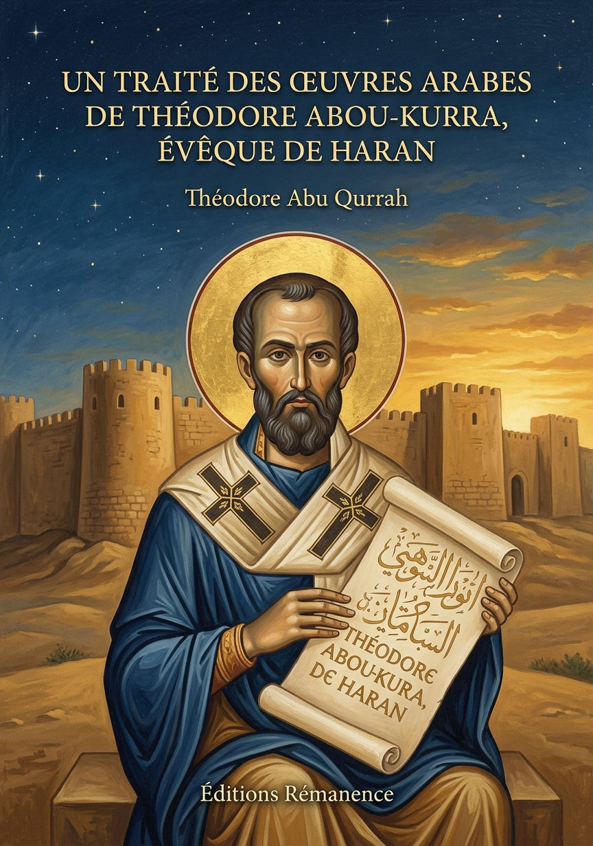 Livre Un traité des œuvres arabes de Théodore Abou-Kurra, évêque de Haran par Théodore Abu Qurrah - Couverture - Editions Remanence