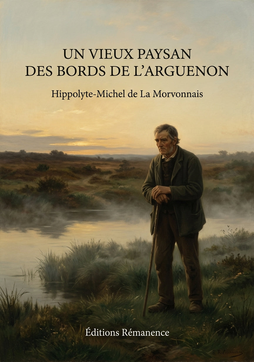 Livre Un vieux paysan des bords de l’Arguenon par Hippolyte-Michel de La Morvonnais - Couverture - Editions Remanence