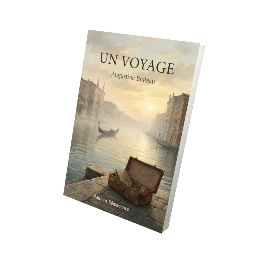 Livre Un voyage par Augustine Bulteau - Vue 3D - Editions Remanence