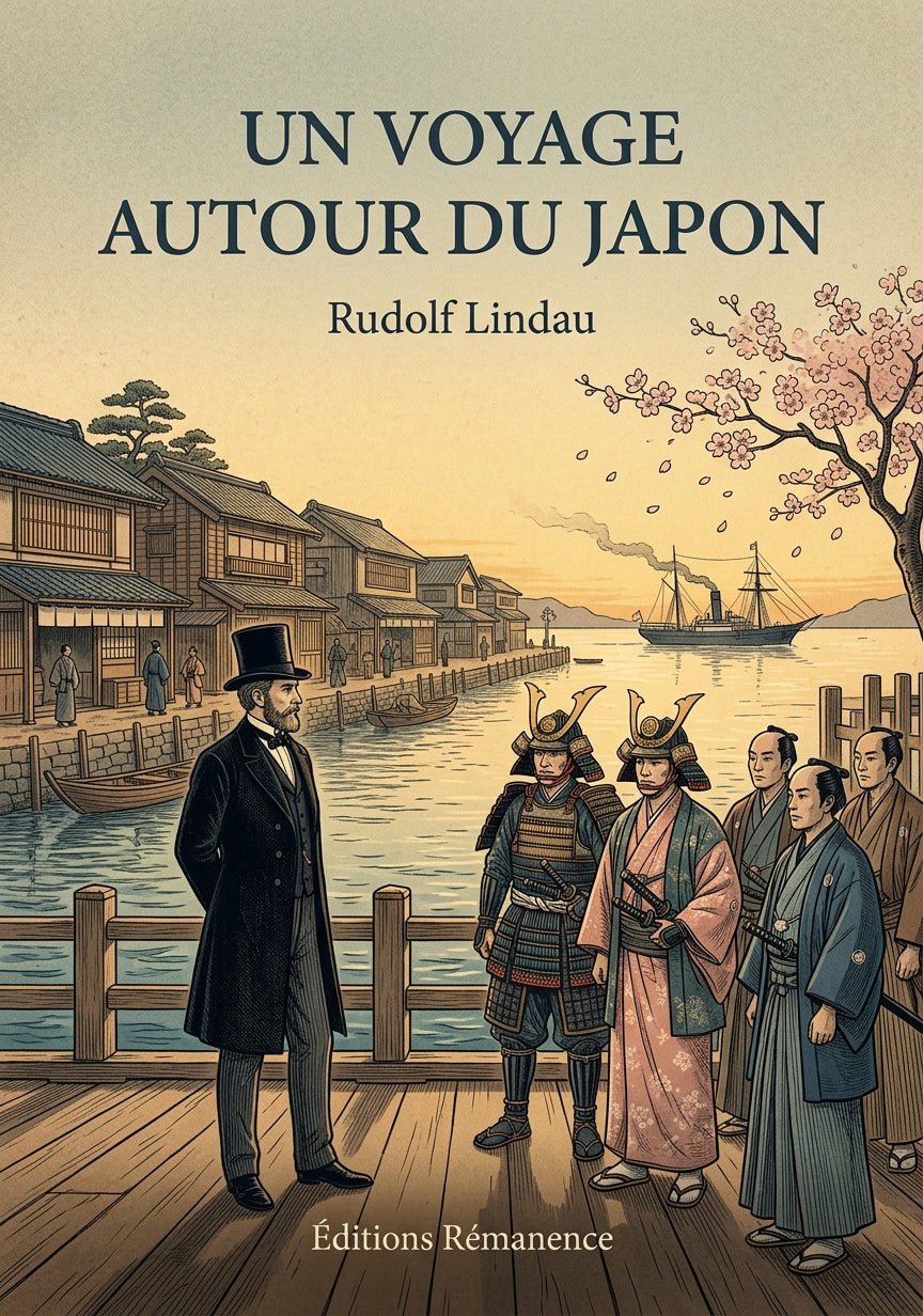Livre Un voyage autour du Japon par Rudolf Lindau - Couverture - Editions Remanence