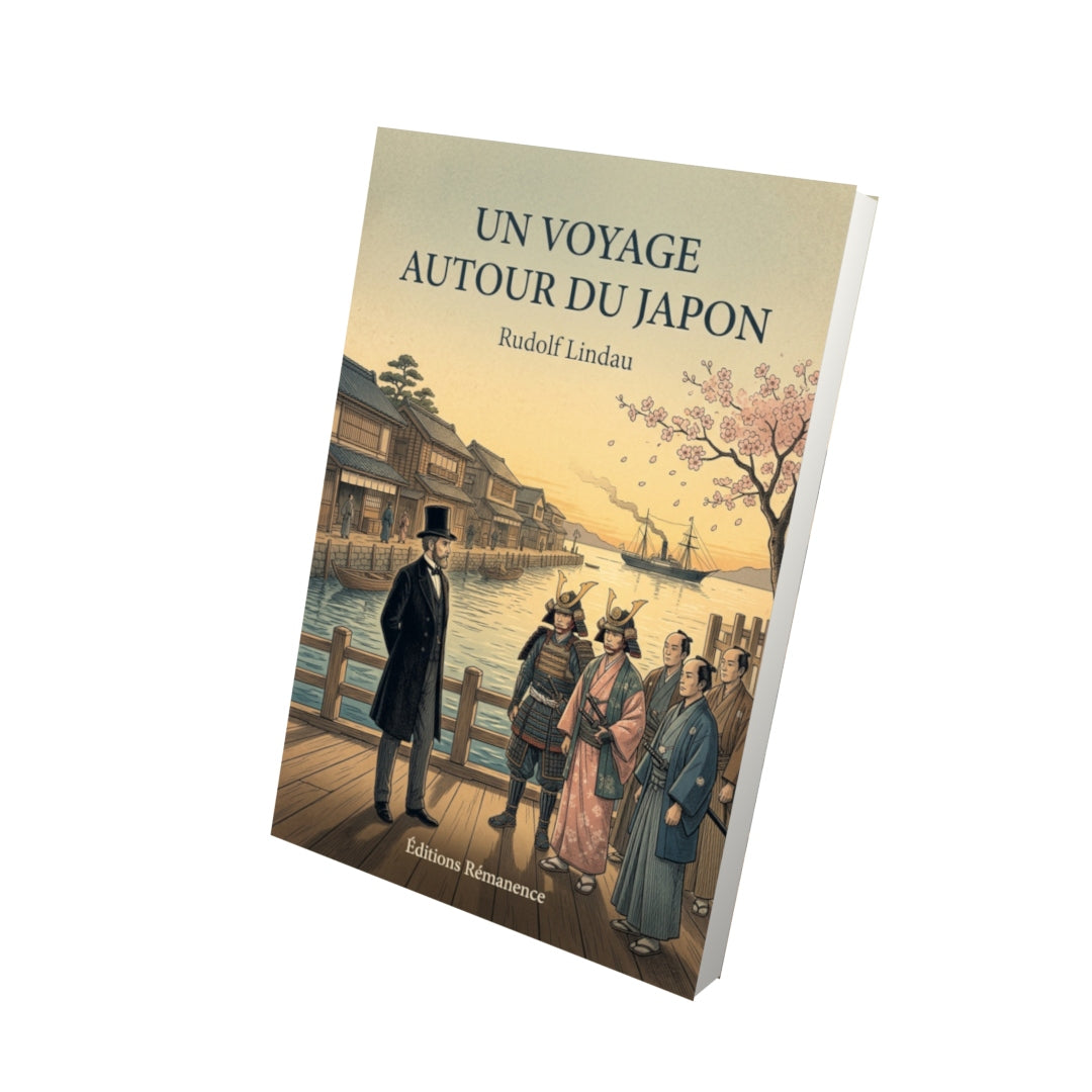 Livre Un voyage autour du Japon par Rudolf Lindau - Vue 3D - Editions Remanence