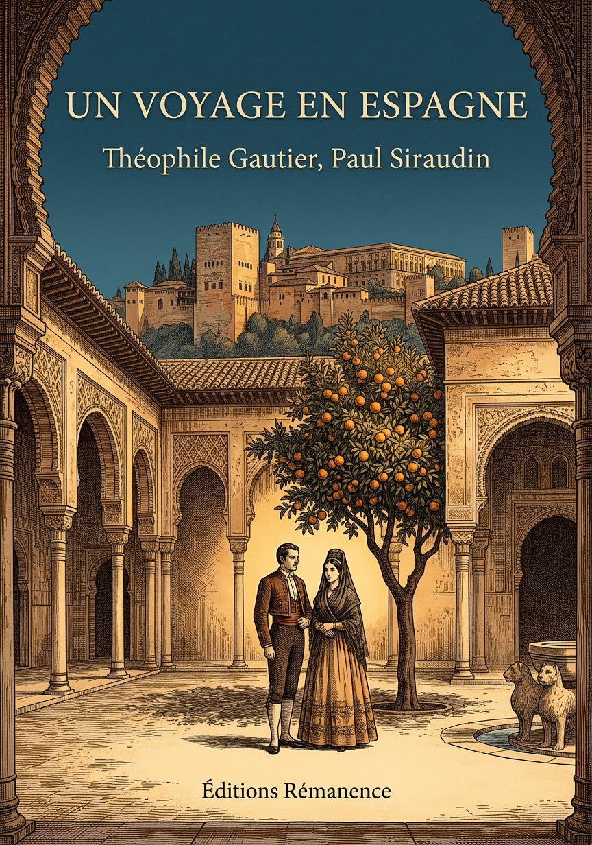 Livre Un voyage en Espagne par Théophile Gautier, Paul Siraudin - Couverture - Editions Remanence