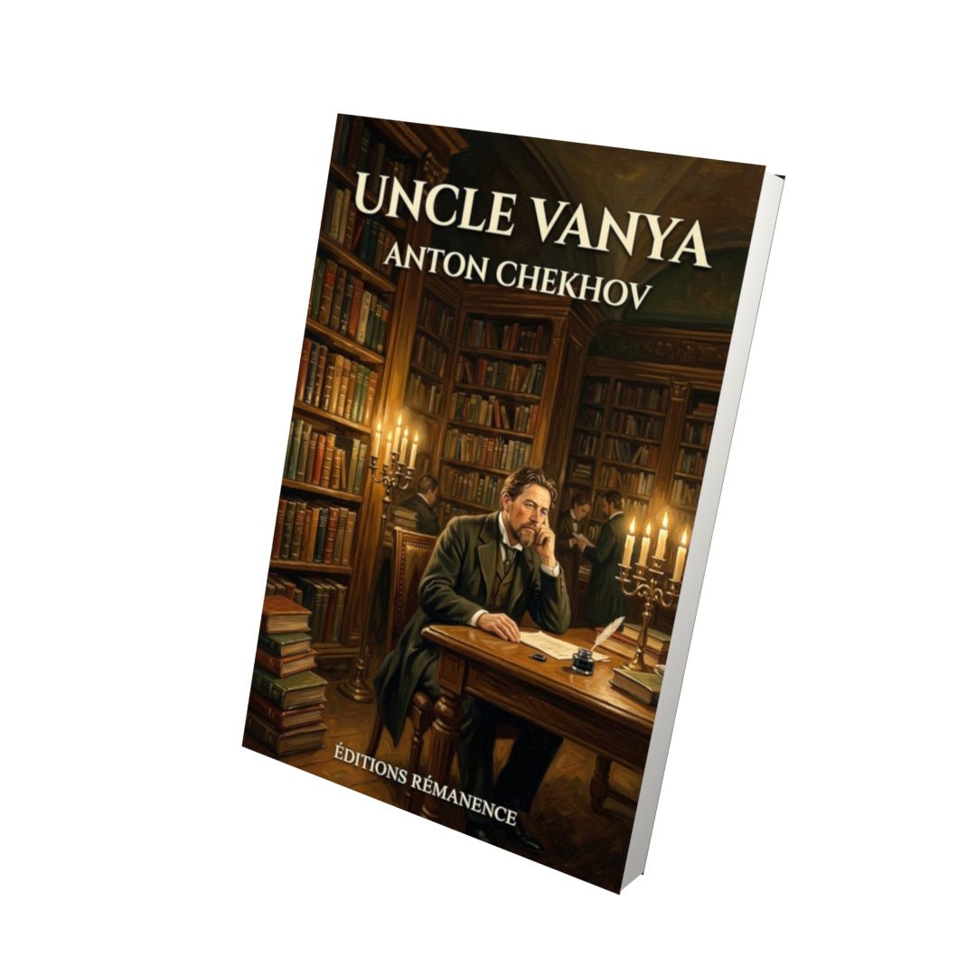 Livre Uncle Vanya – Anton Chekhov - Vue 3D - Editions Remanence