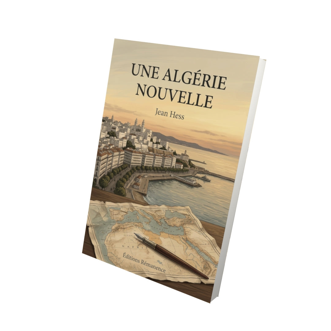 Livre Une Algérie nouvelle par Jean Hess - Vue 3D - Editions Remanence