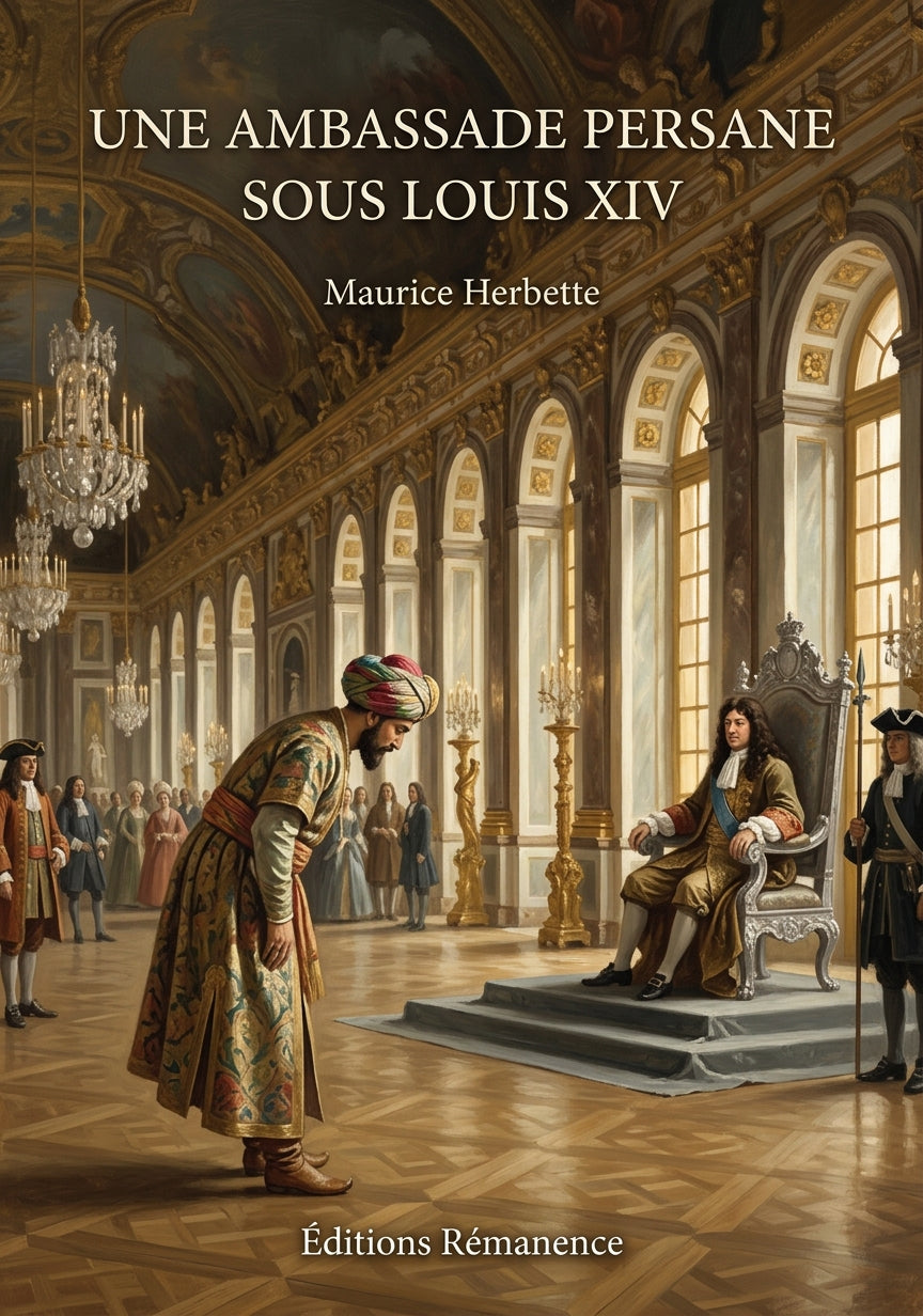 Livre Une ambassade persane sous Louis XIV par Maurice Herbette - Couverture - Editions Remanence