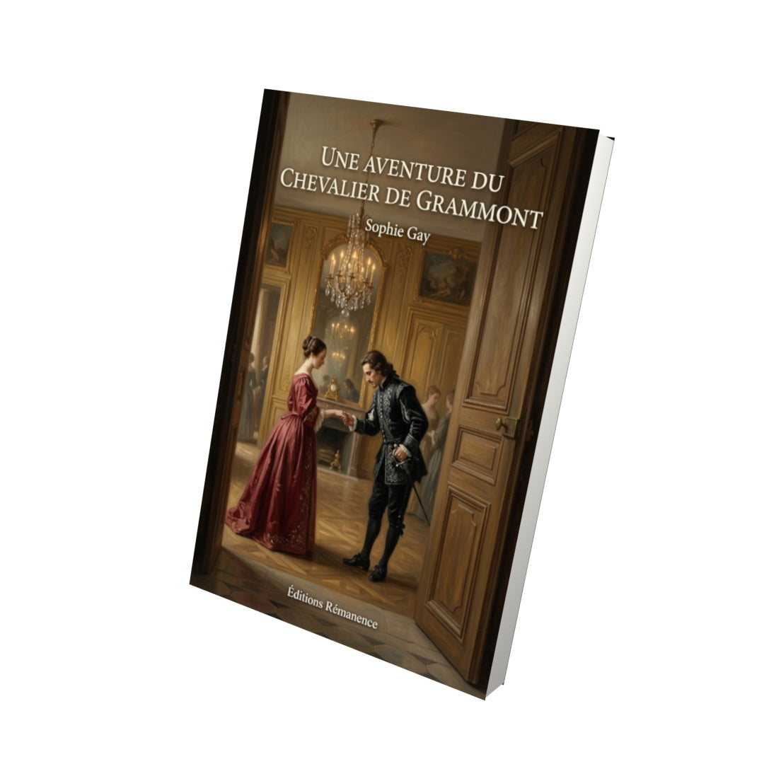 Livre Une aventure du chevalier de Grammont par Sophie Gay - Vue 3D - Editions Remanence