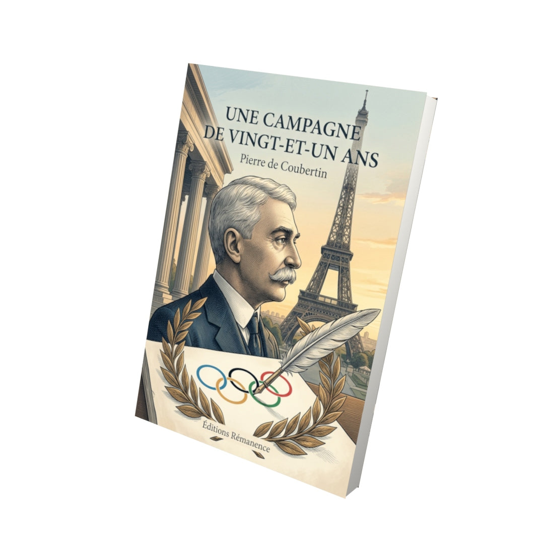 Livre Une Campagne de vingt-et-un ans par Pierre de Coubertin - Vue 3D - Editions Remanence