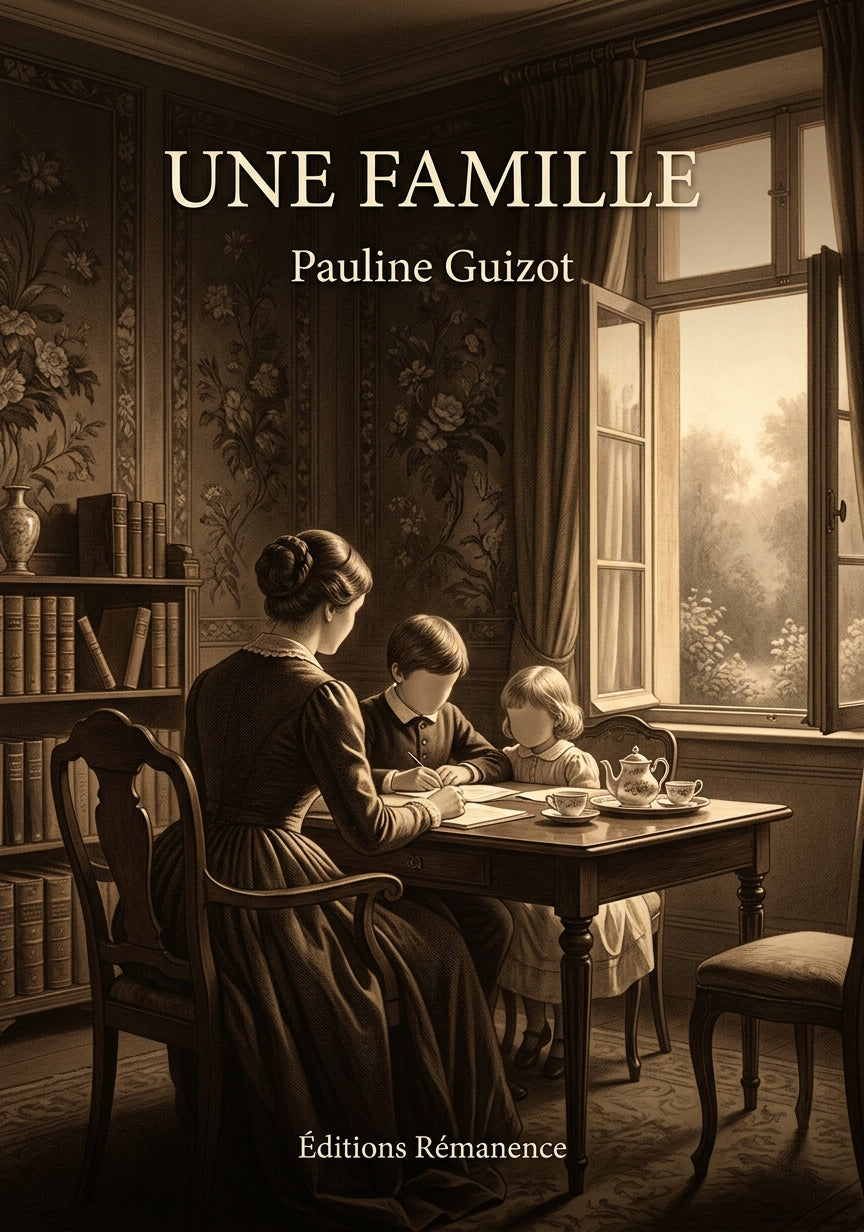 Livre Une famille par Pauline Guizot - Couverture - Editions Remanence