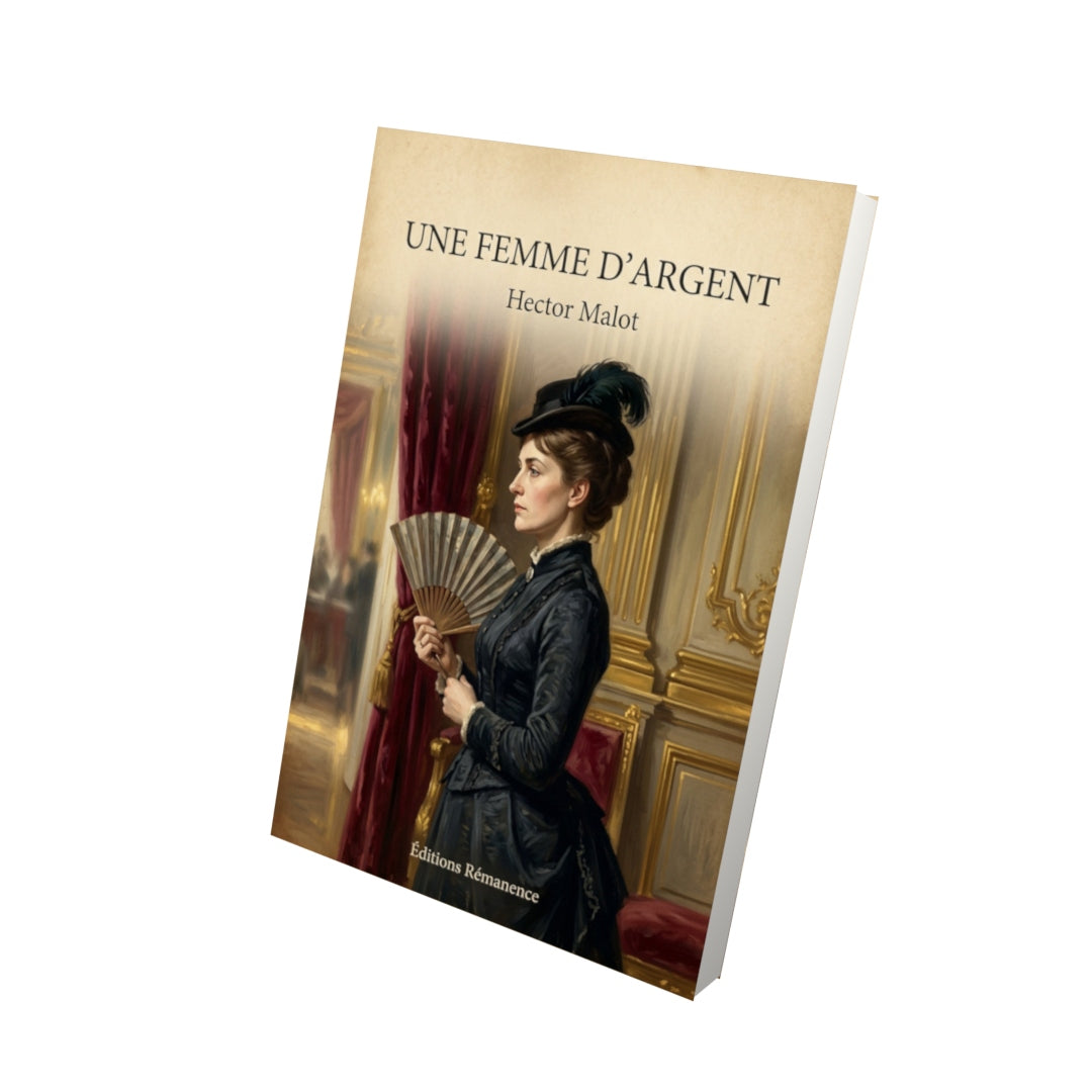 Livre Une femme d'argent - Hector Malot - Vue 3D - Editions Remanence