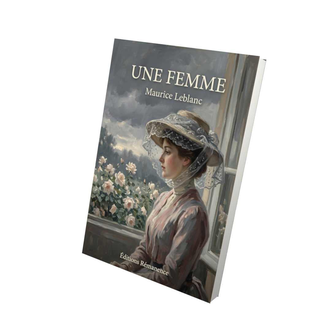 Livre Une femme par Maurice Leblanc - Vue 3D - Editions Remanence