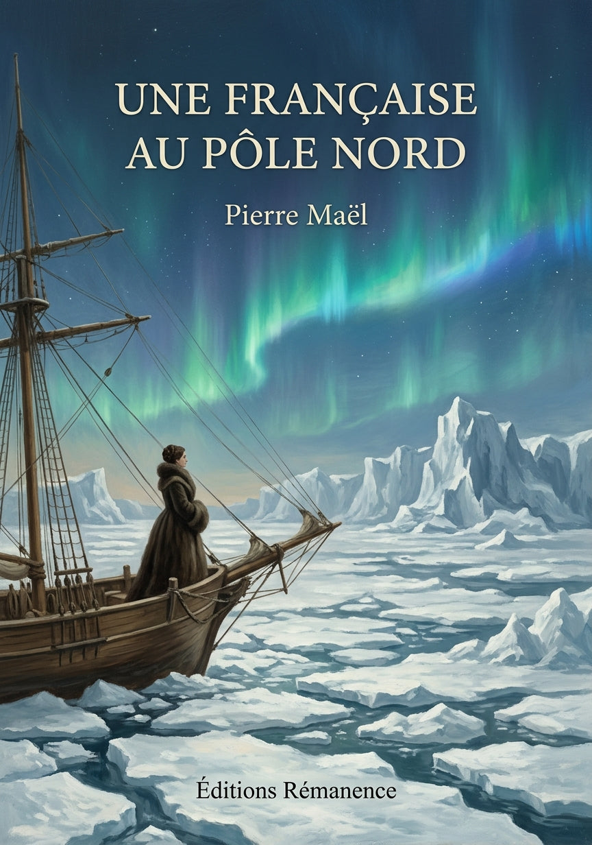 Livre Une française au pôle Nord par Pierre Maël - Couverture - Editions Remanence