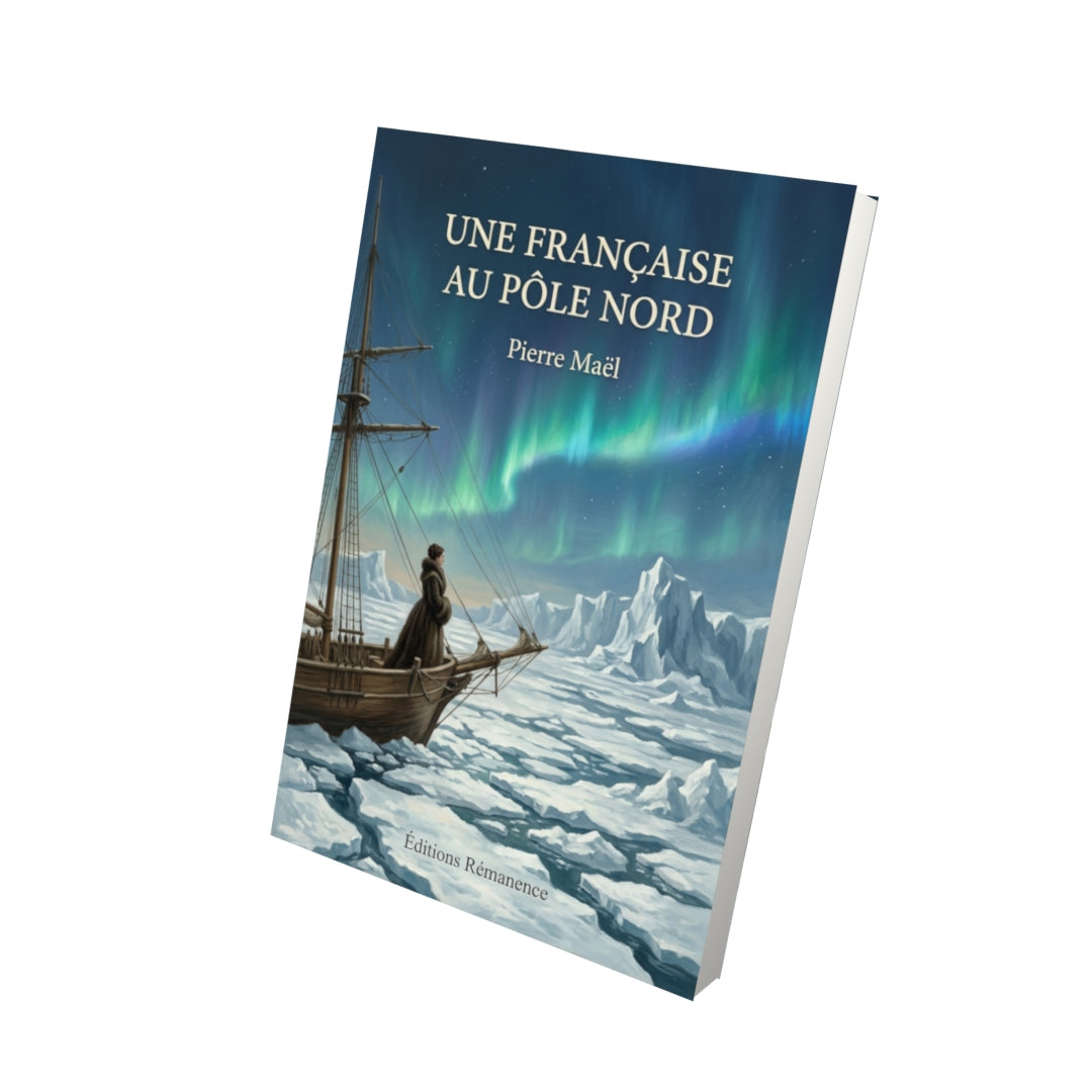 Livre Une française au pôle Nord par Pierre Maël - Vue 3D - Editions Remanence