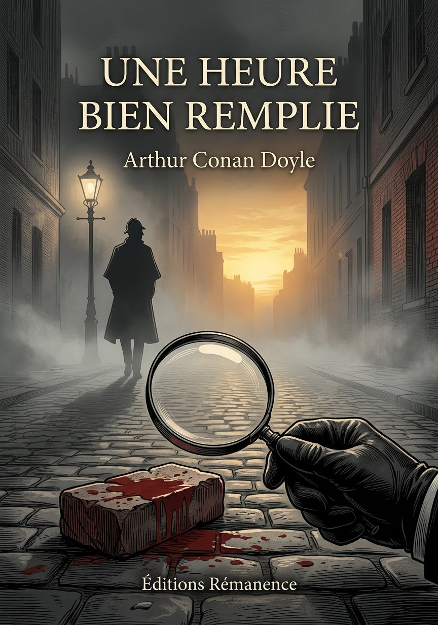 Livre Une heure bien remplie par Arthur Conan Doyle - Couverture - Editions Remanence