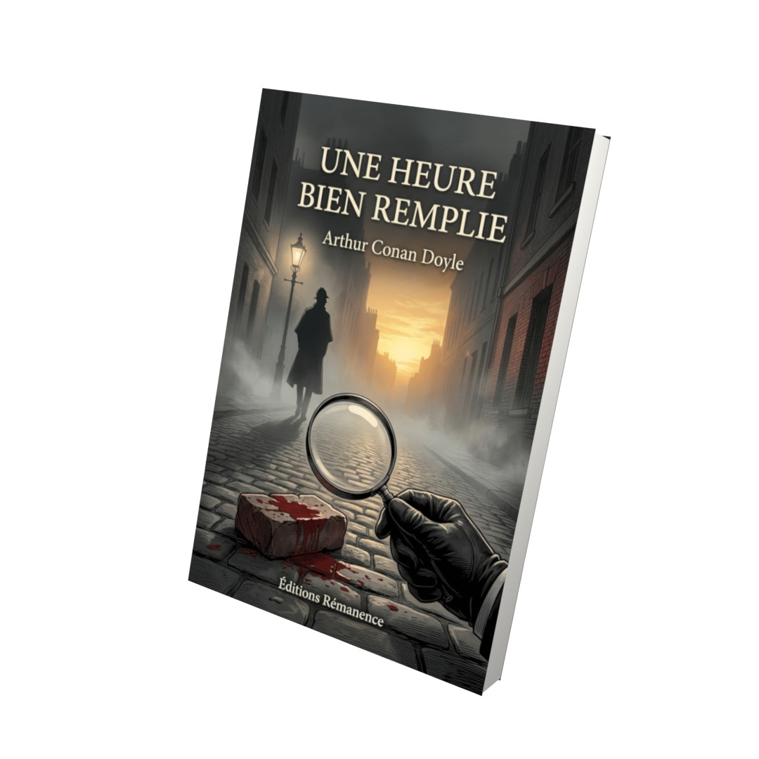 Livre Une heure bien remplie par Arthur Conan Doyle - Vue 3D - Editions Remanence