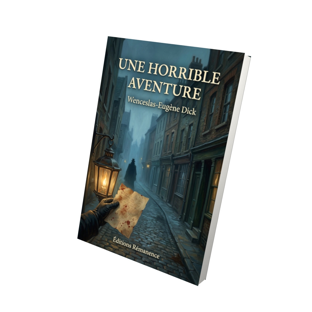 Livre Une horrible aventure par Wenceslas-Eugène Dick - Vue 3D - Editions Remanence