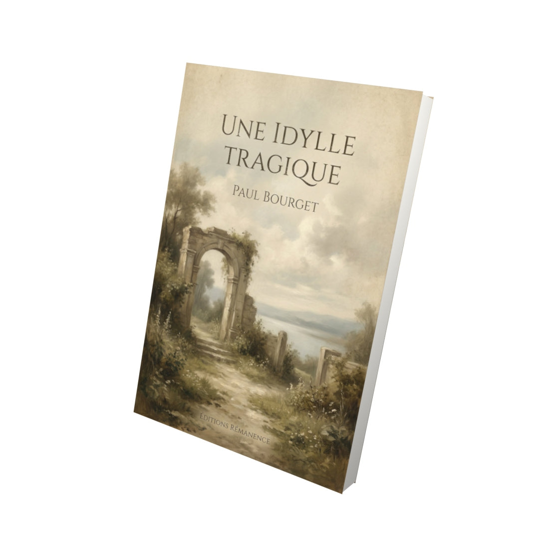 Livre Une idylle tragique – Paul Bourget - Vue 3D - Editions Remanence