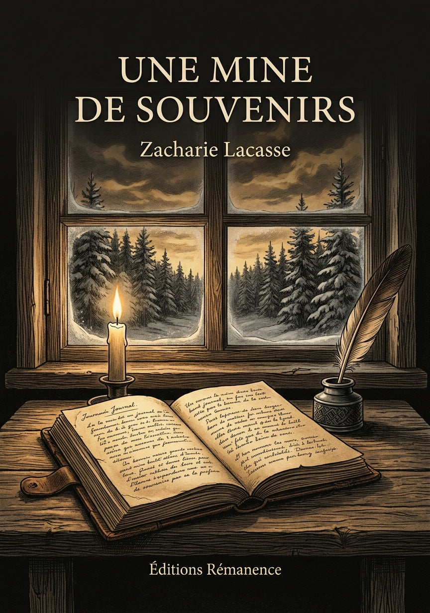 Livre Une mine de souvenirs par Zacharie Lacasse - Couverture - Editions Remanence