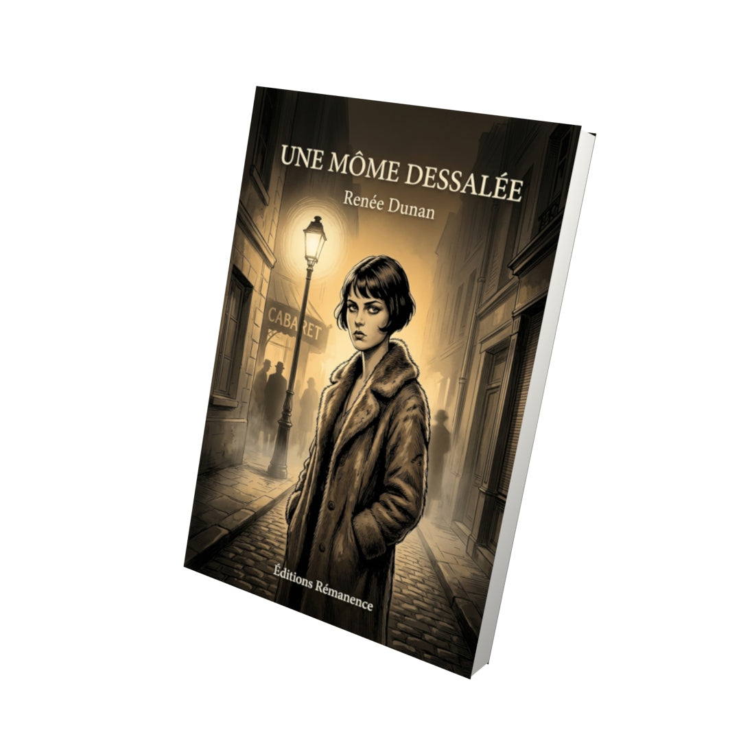 Livre Une môme dessalée par Renée Dunan - Vue 3D - Editions Remanence