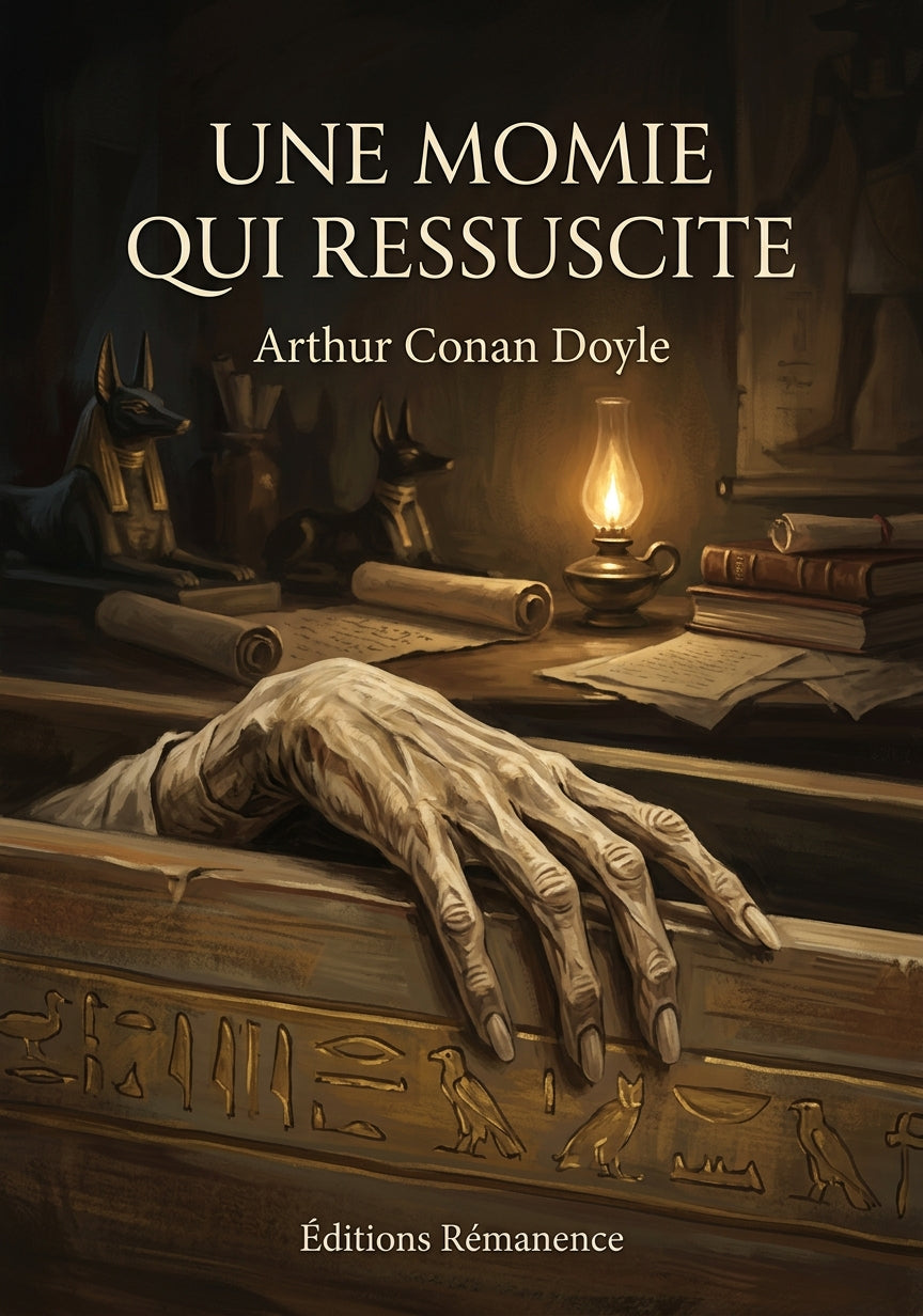 Livre Une momie qui ressuscite par Arthur Conan Doyle - Couverture - Editions Remanence